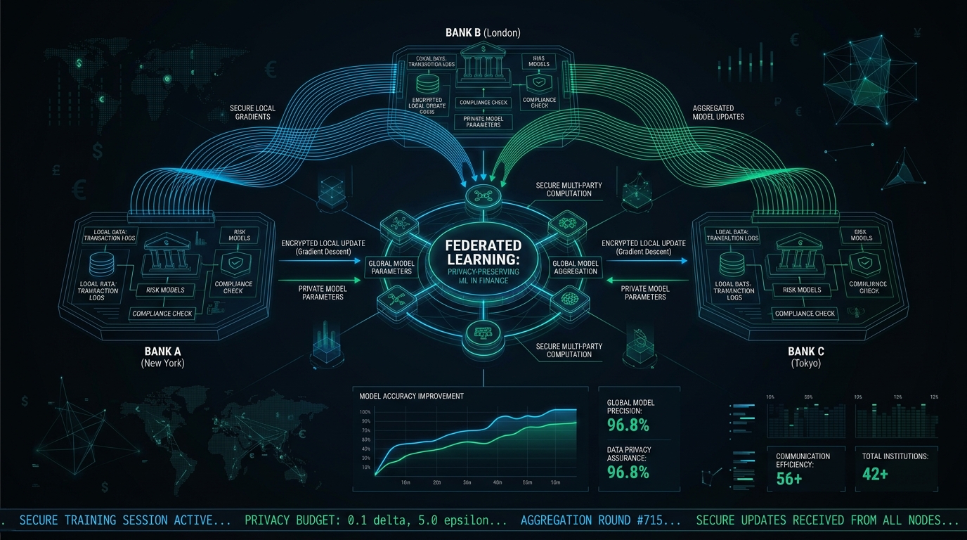 Federated Learning in Finance: ML Without Sharing Data